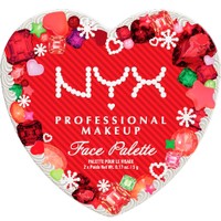Nyx Professional Makeup Promo Xmas Edition Face Palette 1 Τεμάχιο - Χριστουγεννιάτικο Σετ Μακιγιάζ Παλέτα που Περιέχει Ρουζ & Λαμπερό Highlighter