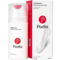 Podia Chilblains Protection & Care Cream 100ml - Κρέμα Προστασίας & Ανακούφισης από Χιονίστρες για Πόδια, Χέρια, & Πρόσωπο