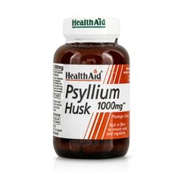 Health Aid Psyllium Husk 1000mg 60caps - Συμπλήρωμα Διατροφής που Συμβάλει στην Κινητικότητα και την Ομαλή Λειτουργία του Εντέρου & της Πέψης