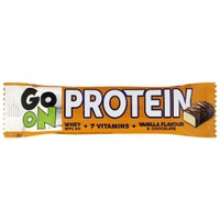 Go On Protein Bar Vanilla & Chocolate Flavour 50g - Μπάρα Πρωτεΐνης με 7 Βιταμίνες & Γεύση Βανίλια, Σοκολάτα