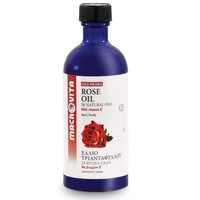 Macrovita Rose Oil with Vitamins E + C + F 100ml - Έλαιο Τριαντάφυλλου με Αντιοξειδωτικές, Αντιγηραντικές, Ενυδατικές & Μαλακτικές Ιδιότητες