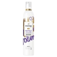 Pantene Pro-V Perfect Volume Nourishing Hair Mousse Hold Level 3, 200ml - Αφρός Μαλλιών για Όγκο, Προστασία από τη Θερμότητα & Κράτημα που Διαρκεί