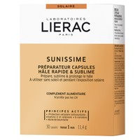 Lierac Sunissime Capsules Bronzage Rapide & Sublime Protection Cellulaire Anti-age 30caps - Γρήγορο Μαύρισμα & Αντιγηραντική Δράση