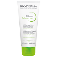 Bioderma Sebium Gel Gommant 100ml - Αφρίζον Gel Kαθαρισμού και Απολέπισης Προσώπου Κατάλληλο για Λιπαρές - Μικτές Επιδερμίδες