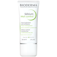 Bioderma Sebium Mat Control 30ml - Ενυδατική Φροντίδα με Ματ Αποτέλεσμα Μακράς Διαρκείας για Λιπαρές Επιδερμίδες