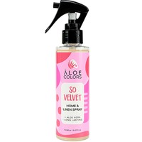 Aloe Colors So Velvet Home & Linen Spray 150ml - Αρωματικό Spray Χώρου & Υφασμάτων με Έντονο Άρωμα Πούδρας 