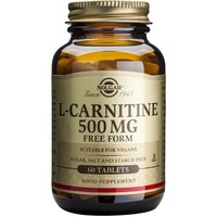 Solgar L-Carnitine 500mg 60tabs - Συμπλήρωμα Διατροφής που Βοηθά τη Καρδιαγγειακή Υγεία & Μετατρέπει τα Λιπαρά Οξέα σε Ενέργεια Solgar L-Carnitine 500mg 60tabs - Συμπλήρωμα Διατροφής που Βοηθά τη Καρδιαγγειακή Υγεία & Μετατρέπει τα Λιπαρά Οξέα σε Ενέργεια