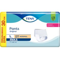 Tena Pants Original Normal 30 Τεμάχια - Large 100-135cm - Απορροφητικά Εσώρουχα Σχεδιασμένα για Μέτρια προς Βαριά Μορφή Ακράτειας