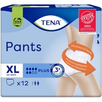 Tena Value Pack Pants Plus 12 Τεμάχια - Extra Large 120-160cm - Άνετα & Αξιόπιστα Εσώρουχα μιας Χρήσης για Μέτρια προς Βαριά Μορφή Ακράτειας