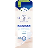 Tena Lights Sensitive Long 20 Τεμάχια - Σερβιετάκια για Ελαφριά Μορφή Ακράτειας, Χωρίς Άρωμα & Χρωστικές