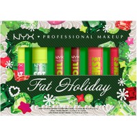 Nyx Professional Makeup Promo Fat Holiday Pack 6 Τεμάχια - Χριστουγεννιάτικο Σετ Μακιγιάζ Χειλιών & Ρουζ