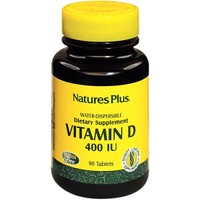 Natures Plus Vitamin D3 400IU 90tabs - Συμπλήρωμα Διατροφής Βιταμίνης D3 για την Καλή Λειτουργία των Οστών, Δοντιών & Ανοσοποιητικού