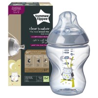 Tommee Tippee Closer to Nature Baby Bottle 0m+ Κωδ 42250103, 260ml - Γκρι - Μπιμπερό Πολυπροπυλενίου Αργής Ροής με Θηλή Σιλικόνης, Κατά των Κολικών