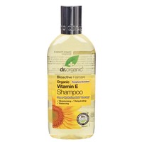 Dr Organic Vitamin E Shampoo 265ml - Σαμπουάν με Βιολογική Βιταμίνη E  Ιδανικό για Ξηρά & Ταλαιπωρημένα Μαλλιά