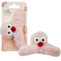 Invisibobble Clipstar Flufftastic 1 Τεμάχιο - Παιχνιδιάρικο Ρόζ Κλάμερ Ιδανικό για Πυκνά Μαλλιά