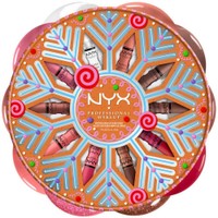 Nyx Professional Makeup Promo Holiday Butter Gloss Vault Lip Gloss Kit 10 Τεμάχια - 10 Γιορτινά Lip Gloss για Αστραφτερά Χείλη & για Ανεπανάληπτες Χριστουγεννιάτικες Εμφανίσεις