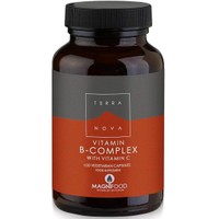 Terranova B-Complex with Vitamin C για τη Καλύτερη Διαχείριση του Στρες και την Ενίσχυση του Μεταβολισμού 100veg.caps