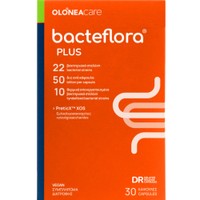 Olonea Bacteflora Plus 30caps - Συμπλήρωμα Διατροφής με Προβιοτικά & Πρεβιοτικά για την Ισορροπία του Εντερικού Μικροβιώματος & την Καλή Λειτουργία του Εντέρου