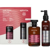 Apivita Promo Tonic Hair Loss Lotion 150ml & Δώρο Women's Tonic Shampoo 250ml - Λοσιόν Κατά της Τριχόπτωσης με Ιπποφαές & Πρωτεΐνες Λούπινου & Τονωτικό Σαμπουάν Κατά της Τριχόπτωσης για Γυναίκες