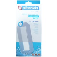 AlfaShield Sterile Self-Adhesive Waterproof Pads 5 Τεμάχια - 9x20cm - Αποστειρωμένα Αδιάβροχα Αυτοκόλλητα Επιθέματα