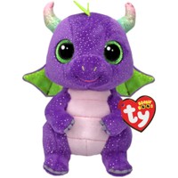 Ty Beanie Babies Daphne Plushie 1 Τεμάχιο - Λούτρινο Παιδικό Παιχνίδι Μώβ Δράκος