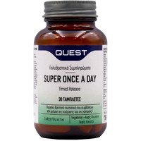 Quest Super Once a Day Timed Release 30tabs - Πολυβιταμινούχο Συμπλήρωμα Διατροφής Βραδείας Αποδέσμευσης για Ενέργεια & Τόνωση