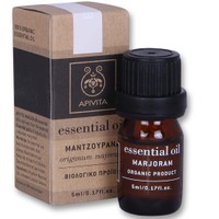 Apivita Essential Oil Marjoram Μαντζουράνα 5ml - 100% Βιολογικό Αιθέριο Έλαιο με Ιαματικές Ιδιότητες