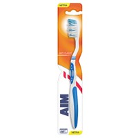 Aim Antiplaque Medium Toothbrush 1 Τεμάχιο - Μπλε - Οδοντόβουρτσα Μέτρια
