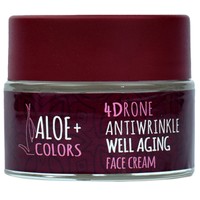 Aloe+ Colors 4Drone Well Aging Antiwrinkle Face Cream 50ml - Αντιρυτιδική Κρέμα Προσώπου για Ξηρή προς Κανονική Επιδερμίδα