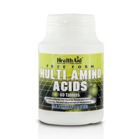 Health Aid Μulti Amino Acids 60tabs - Συμπλήρωμα Διατροφής Ιδανικό για την Συμπλήρωση των Κενών σε Όλα τα Αμινοξέα
