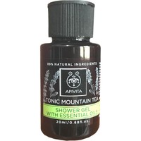 Δώρο Apivita Tonic Mountain Tea Shower Gel με Αιθέρια Έλαια 20ml