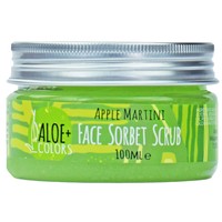 Aloe+ Colors Apple Martini Face Sorbet Scrub 100ml - Απολεπιστικό Προσώπου με Βιολογική Αλόη & Άρωμα Κοκτέιλ Apple Martini