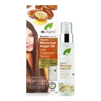 Dr Organic Moroccan Argan Oil Hair Treatment Serum 30ml - Βιολογικό Έλαιο Αργκάν για Χρήση σε Ταλαιπωρημένα, Άτονα, Ξηρά Μαλλιά