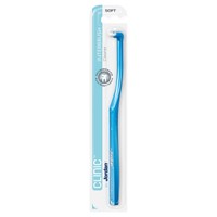Jordan Clinic Interbrush Cleaner Soft 1 Τεμάχιο - Μπλε - Μαλακή Μονοθύσανη Οδοντόβουρτσα για Αποτελεσματικό Καθαρισμό Ορθοδοντικών Μηχανισμών & Εμφυτευμάτων