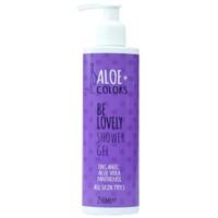 Aloe+ Colors Be Lovely Shower Gel 250ml - Αφρόλουτρο για Θρέψη & Ενυδάτωση με Βιολογική Αλόη & Άρωμα Καραμέλα, Πικραμύγδαλο