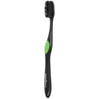 Colgate 360 Charcoal Toothbrush Medium 1 Τεμάχιο - Πράσινο - Μέτρια Οδοντόβουρτσα με Ίνες Εμπλουτισμένες με Άνθρακα, για Βαθύ Καθαρισμό