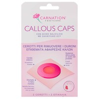 Carnation Callous Caps Επικάλια 2 Τεμάχια - Επιθέματα Αφαίρεσης Κάλων με Σαλικυλικό Οξύ