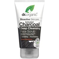 Dr Organic Charcoal Face Scrub 125ml - Κρέμα Απολέπισης Προσώπου με Ενεργό Άνθρακα
