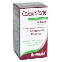 Health Aid Colestroforte 60tabs - Συμπλήρωμα Διατροφής για τη Διατήρηση Φυσιολογικών Επιπέδων Χοληστερόλης