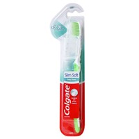 Colgate Slim Soft Deep Clean Toothbrush Soft 1 Τεμάχιο - Πράσινο - Μαλακή Οδοντόβουρτσα Ενηλίκων για Βαθύ Καθαρισμό