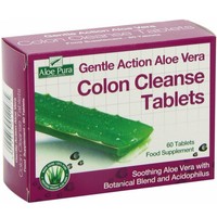 Optima Gentle Action Aloe Vera Colon Cleanse 60tabs - Συμπλήρωμα Διατροφής για την Καλή Λειτουργία του Γαστρεντερικού Συστήματος