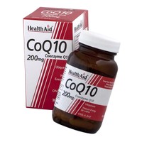 Health Aid CoQ10 Coenzyme Q10 200mg 30caps - Συμπλήρωμα Διατροφής Απελευθέρωσης Ενέργειας με Αντιοξειδωτικές Ιδιότητες