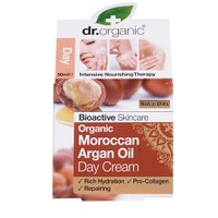 Dr Organic Moroccan Argan Oil Day Cream 50ml - Αντιγηραντικής Κρέμα Ημέρας με Βιολογικό Έλαιο Αργκάν