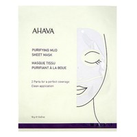 Ahava Purifying Mud Sheet Mask 1 Τεμάχιο - Μάσκα Προσώπου με Λάσπη για Κάθαρη & Απαλή Επιδερμίδα