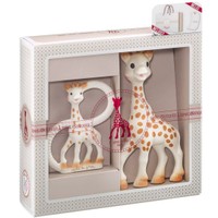 Sophie La Girafe Πακέτο Προσφοράς My First Gift Set 0m+ Κωδ 000001, 1 Τεμάχιο - Παιχνίδι Οδοντοφυΐας Καμηλοπάρδαλη από Καουτσούκ & Δακτύλιος Οδοντοφυΐας Καμηλοπάρδαλη