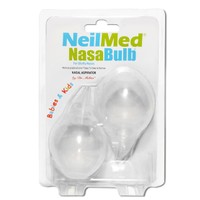 NeilMed NasaBulb Nasal Aspirator for Babies & Kids 2 Τεμάχια - Βρεφικός, Παιδικός Ρινικός Αποφρακτήρας