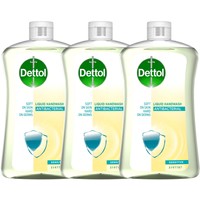 Dettol Πακέτο Προσφοράς Liquid Soap Sensitive Refill 3x750ml - Ανταλλακτικό, Αντιβακτηριδιακό, Υγρό Κρεμοσάπουνο Χεριών για Ευαίσθητες Επιδερμίδες