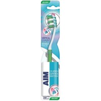 Aim Vertical Expert Toothbrush Soft 1 Τεμάχιο - Πράσινο - Μαλακή Οδοντόβουρτσα με Θυσάνους σε Σχήμα Βεντάλιας