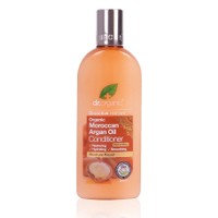 Dr Organic Moroccan Argan Oil Conditioner 265ml - Μαλακτική Κρέμα Μαλλιών με Έλαιο Αργκάν για Αναδόμηση