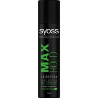 Syoss Max Hold Hairspray Travel Size 75ml - Επαγγελματική Λακ για Πολύ Δυνατό Κράτημα